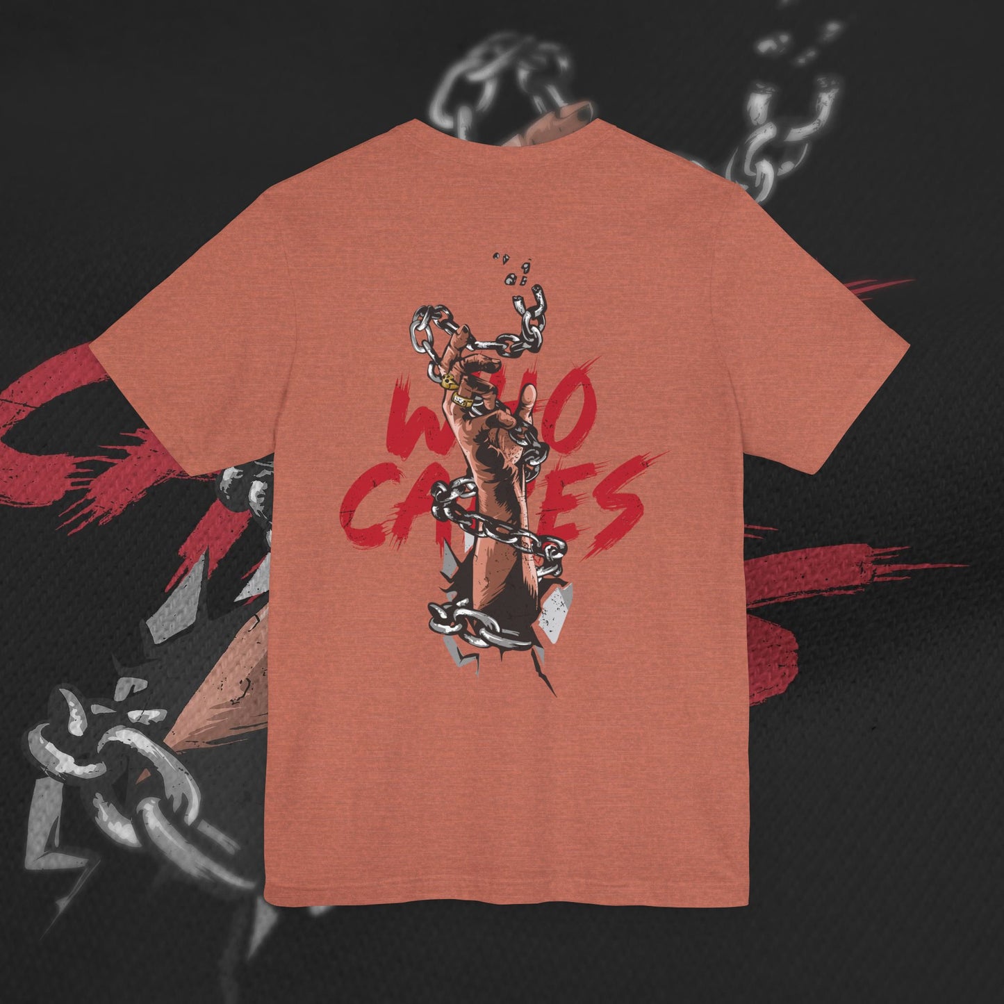 Who Cares - Heather Clay - T-Shirt