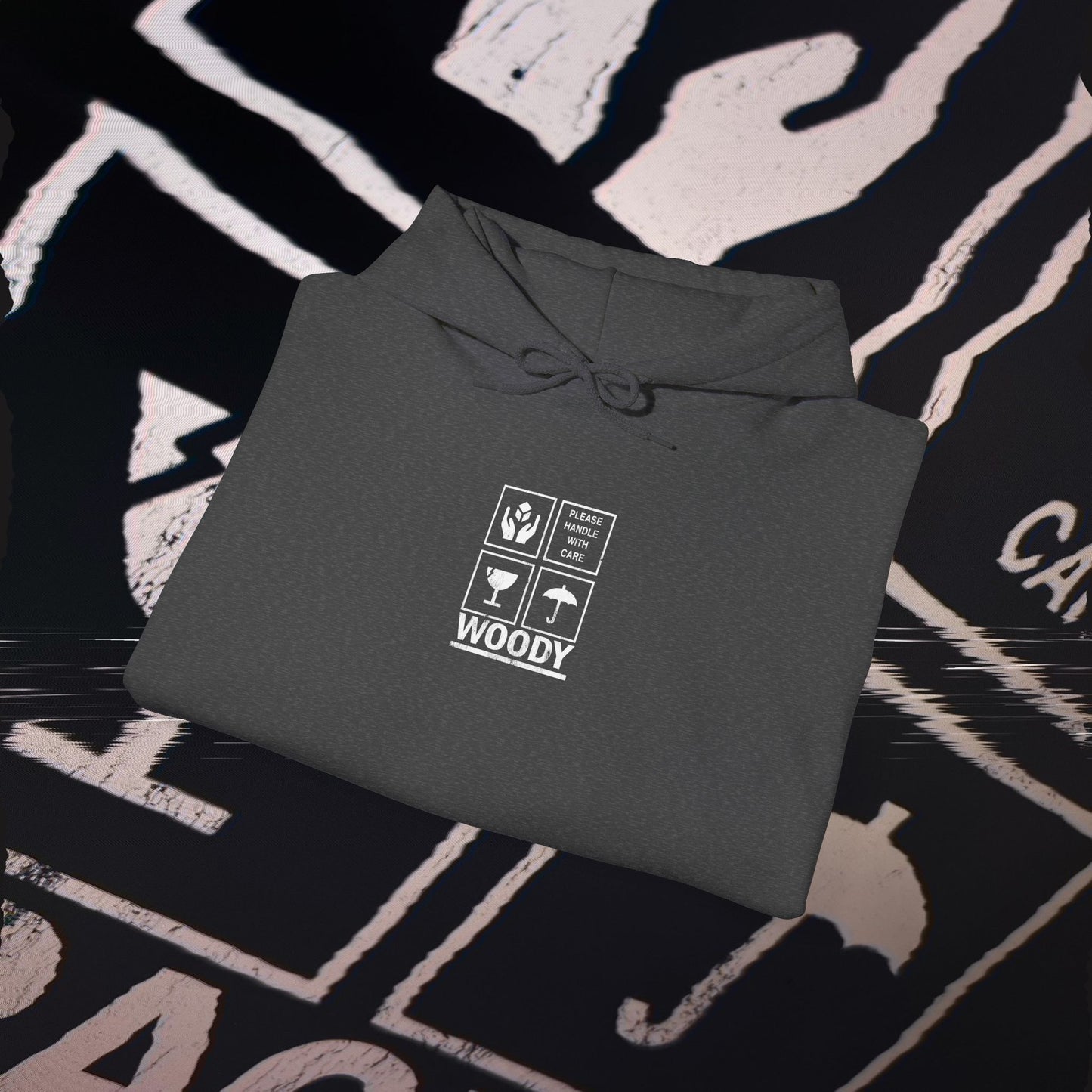 Fragile - Dark Heather - Hoodie