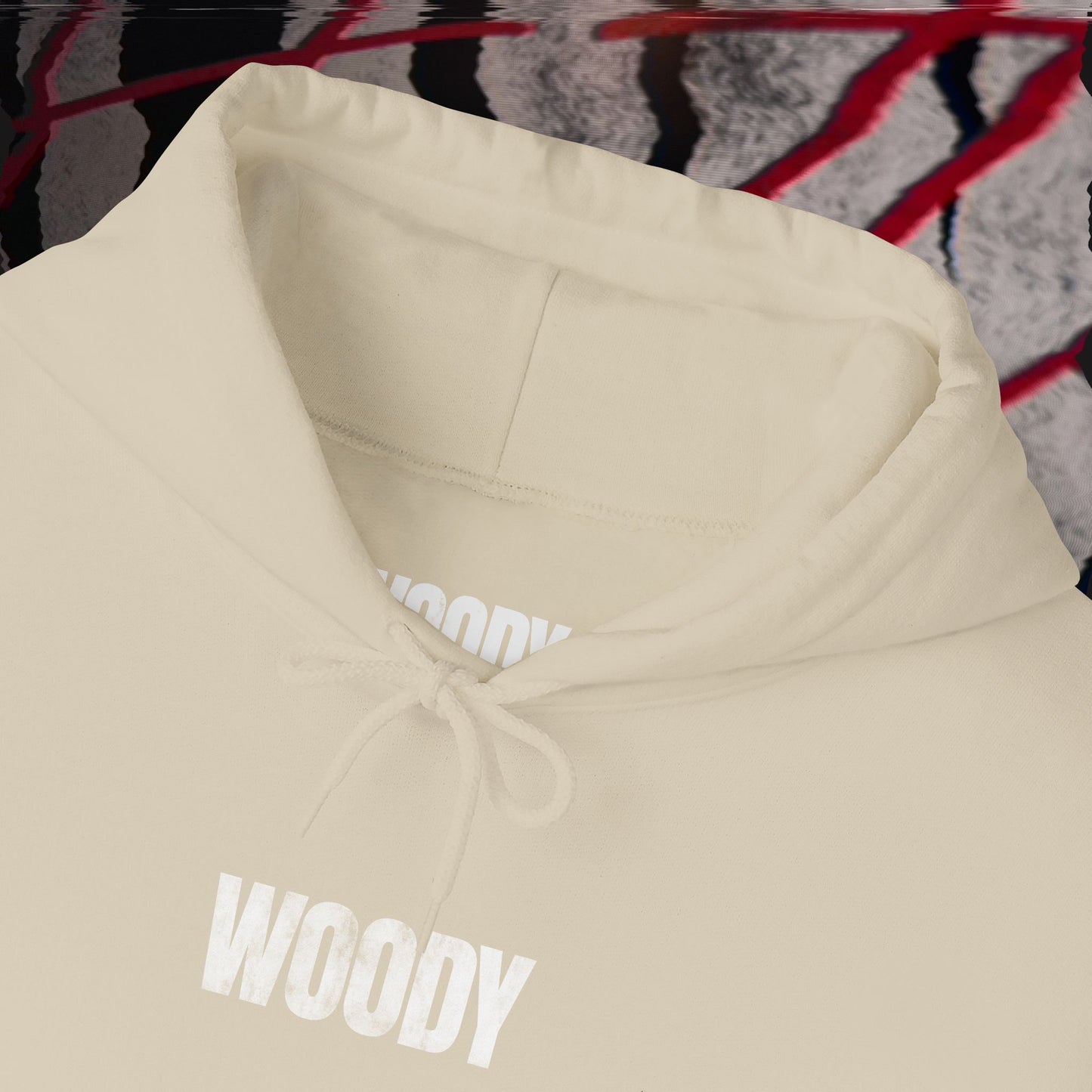 No One Cares, Hustle Harder - Sand - Hoodie