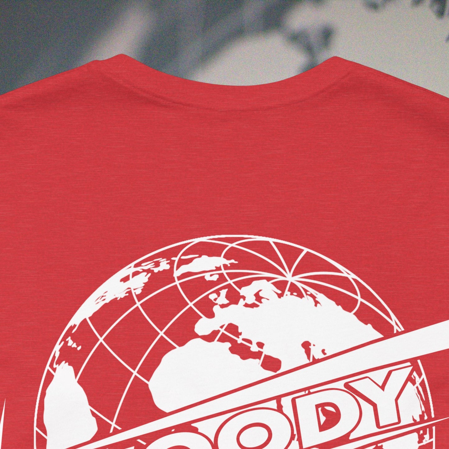 Woody Worldwide - Heather Red - T-Shirt