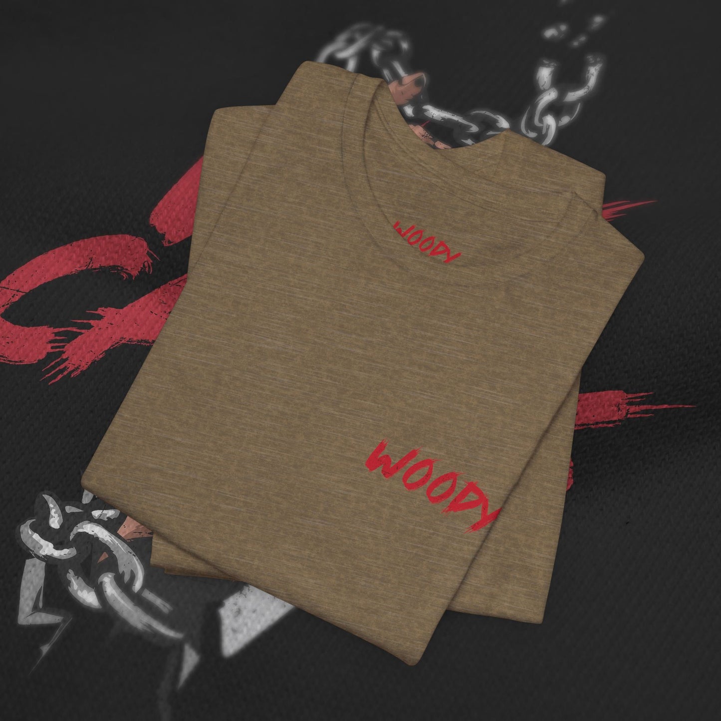 Who Cares - Heather Olive - T-Shirt