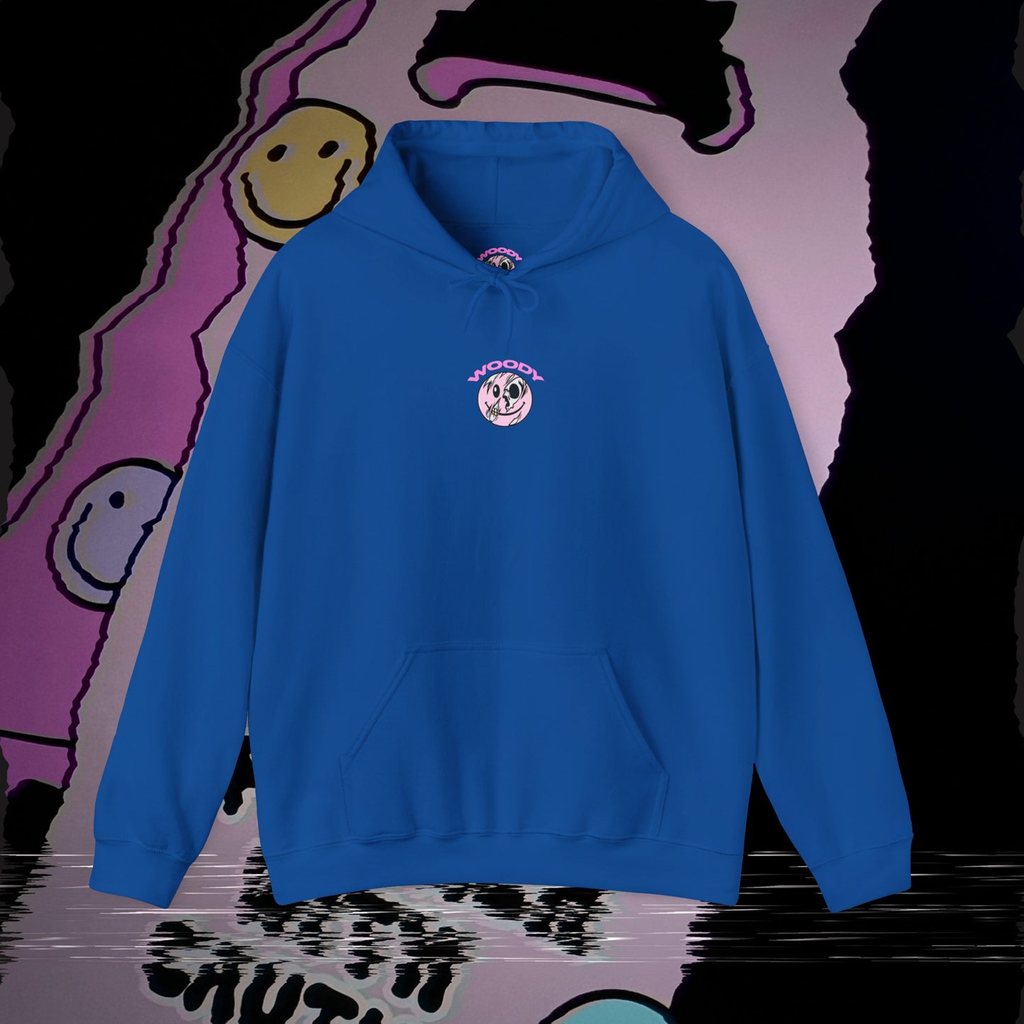 Not In The Mood - Blue - Hoodie