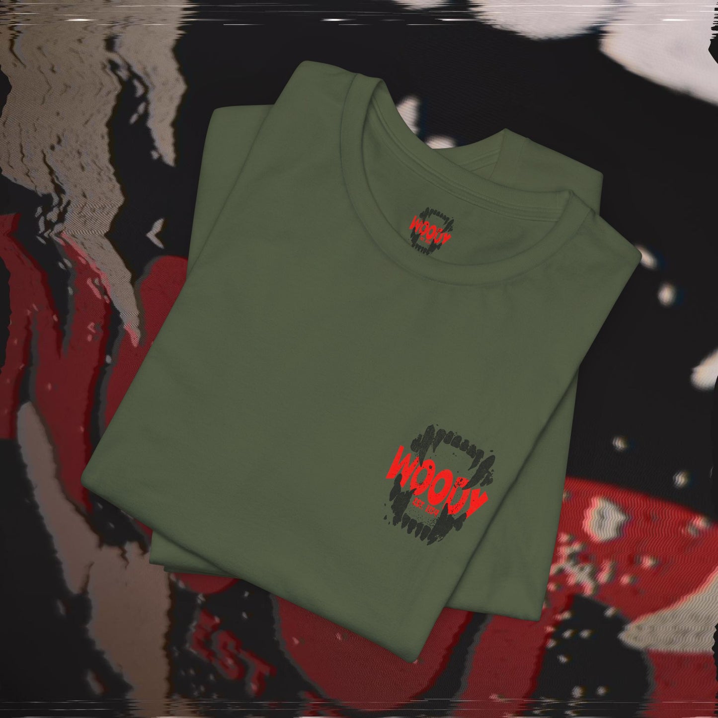 Bite Back - Military Green - T-Shirt