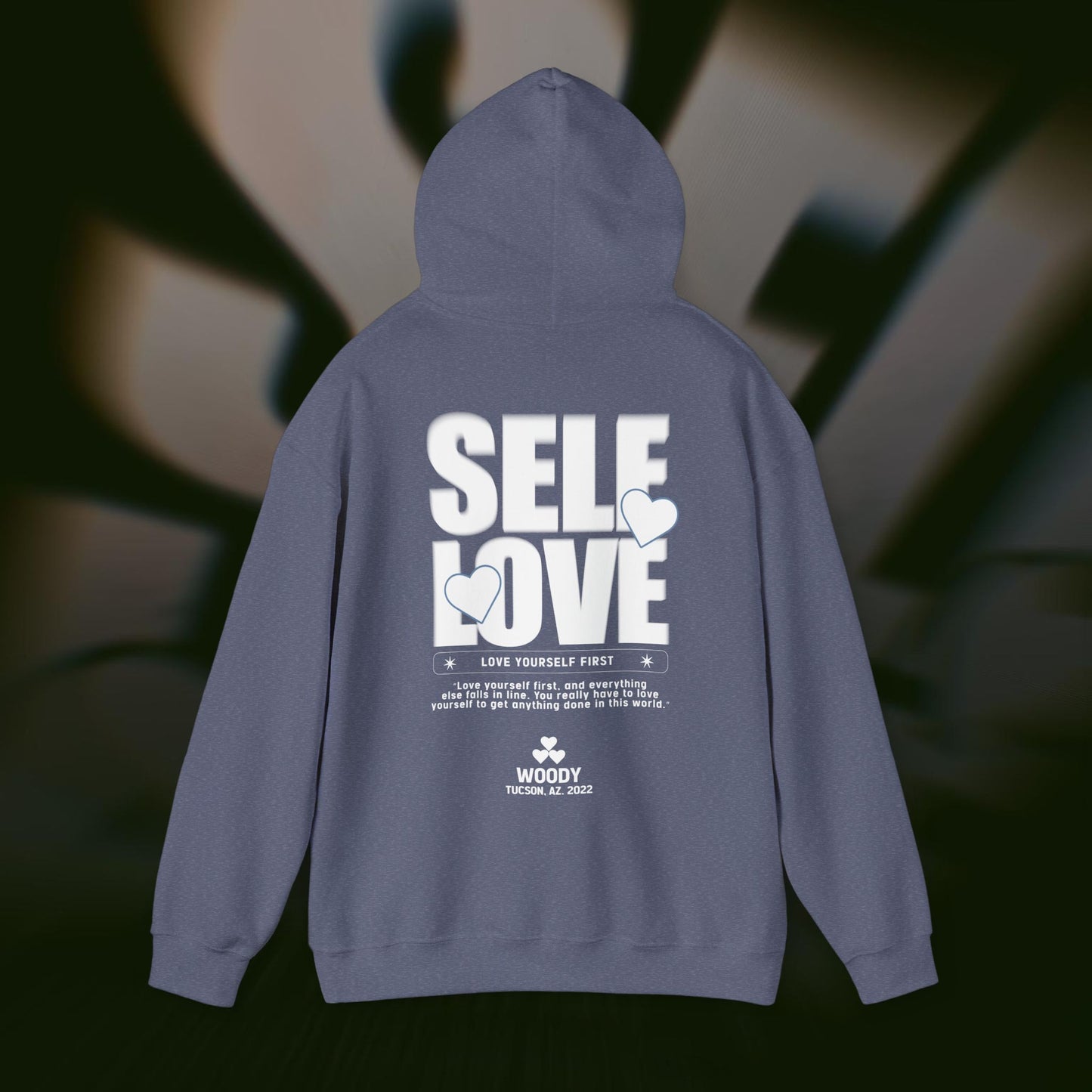 Self Love - Heather Navy - Hoodie