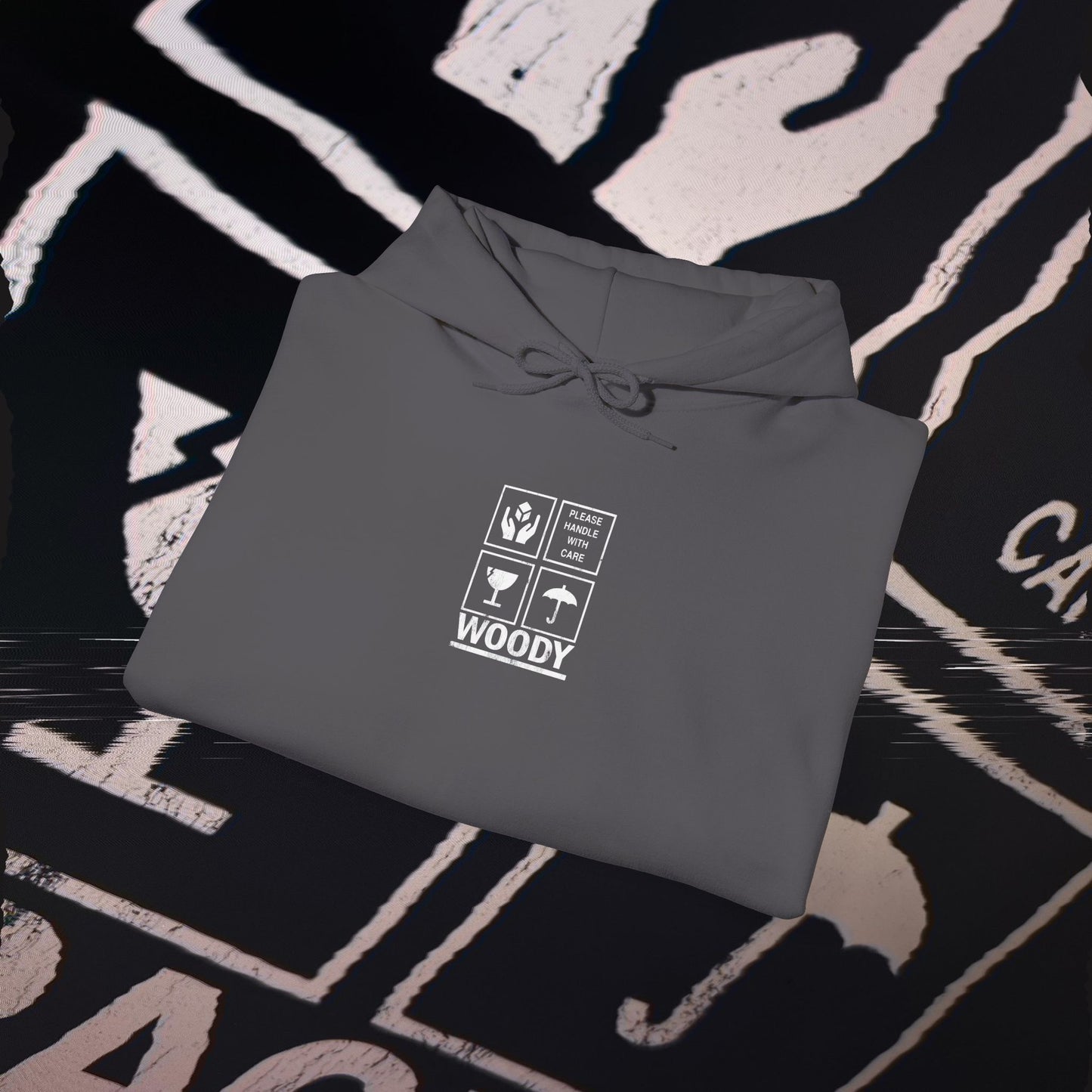 Fragile - Charcoal - Hoodie