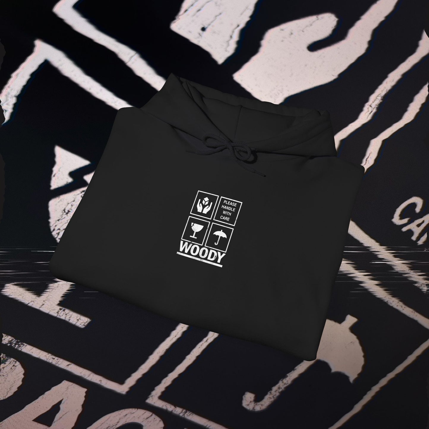 Fragile - Black - Hoodie