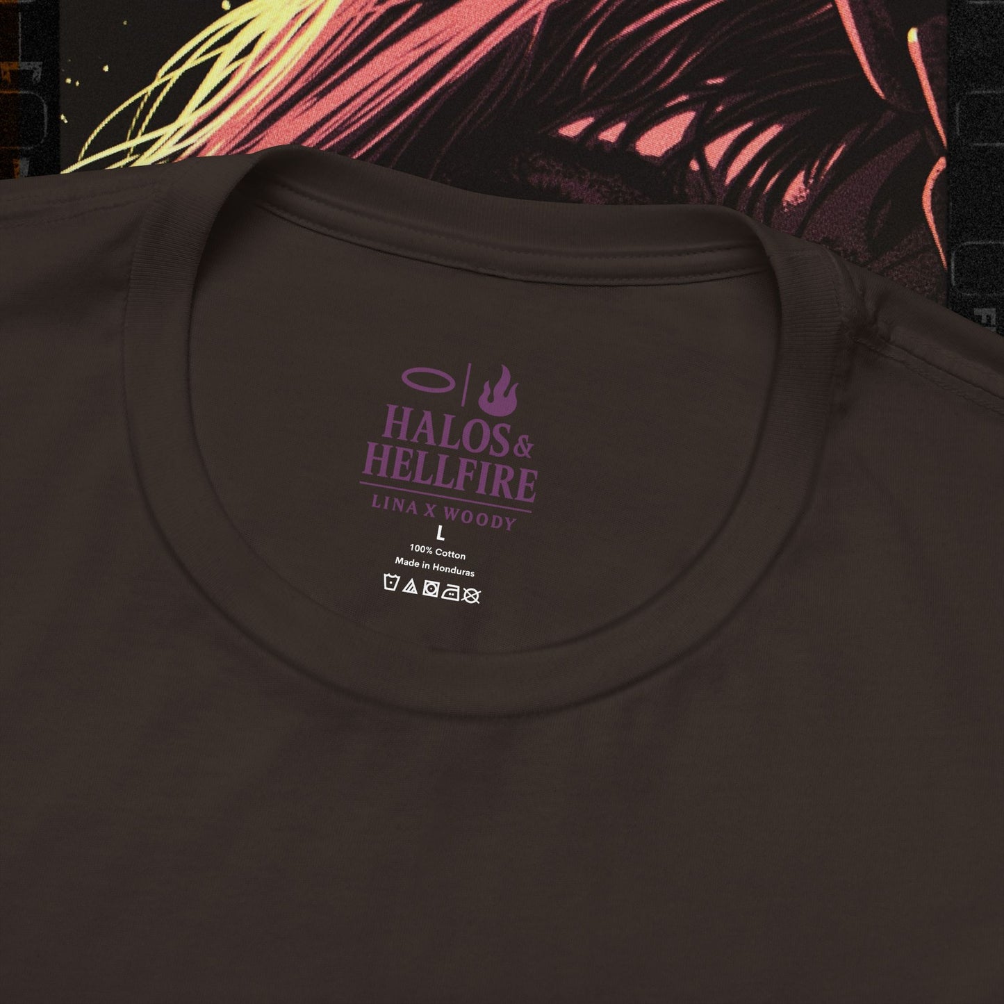 Fallen and Misunderstood - Brown - T-Shirt | Halos and Hellfire