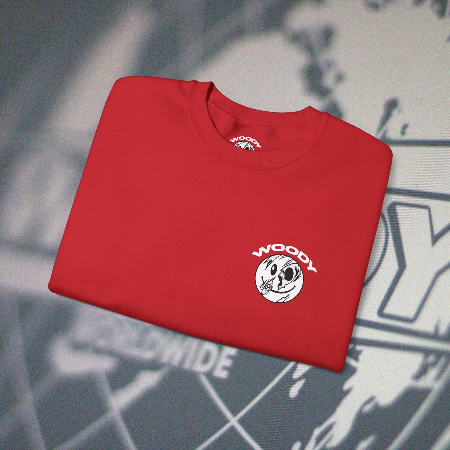 Woody Worldwide - Red - Crewneck