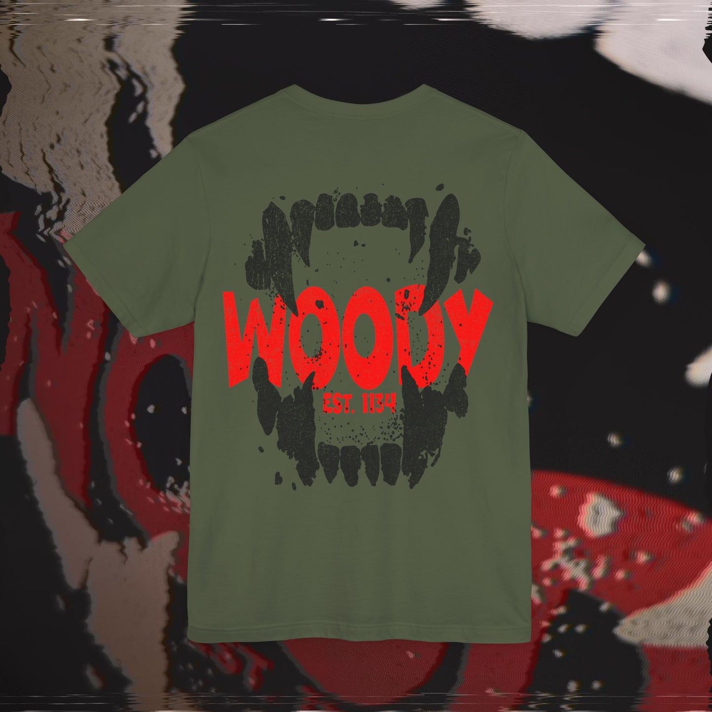 Bite Back - Military Green - T-Shirt