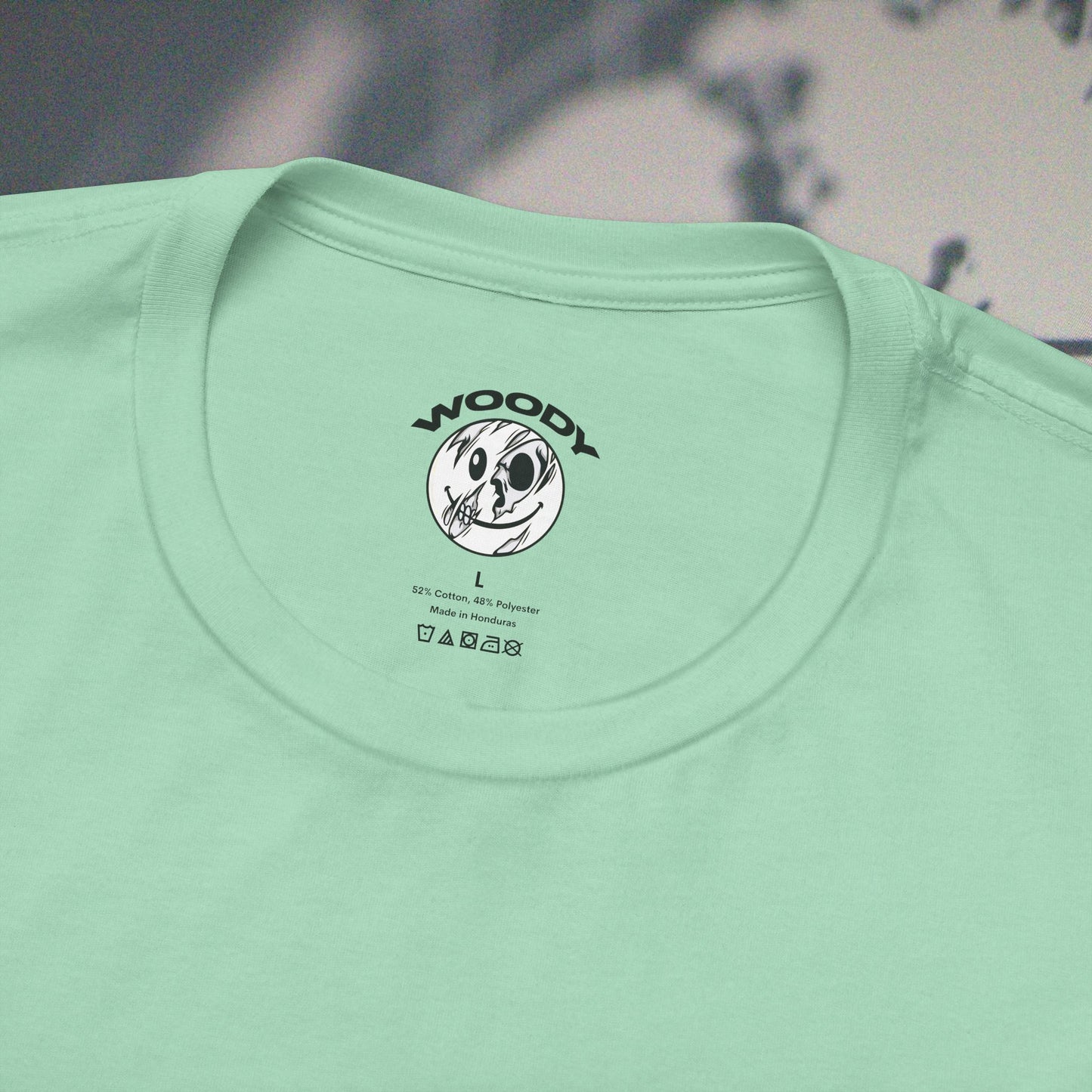 Woody Worldwide - Heather Mint - T-Shirt