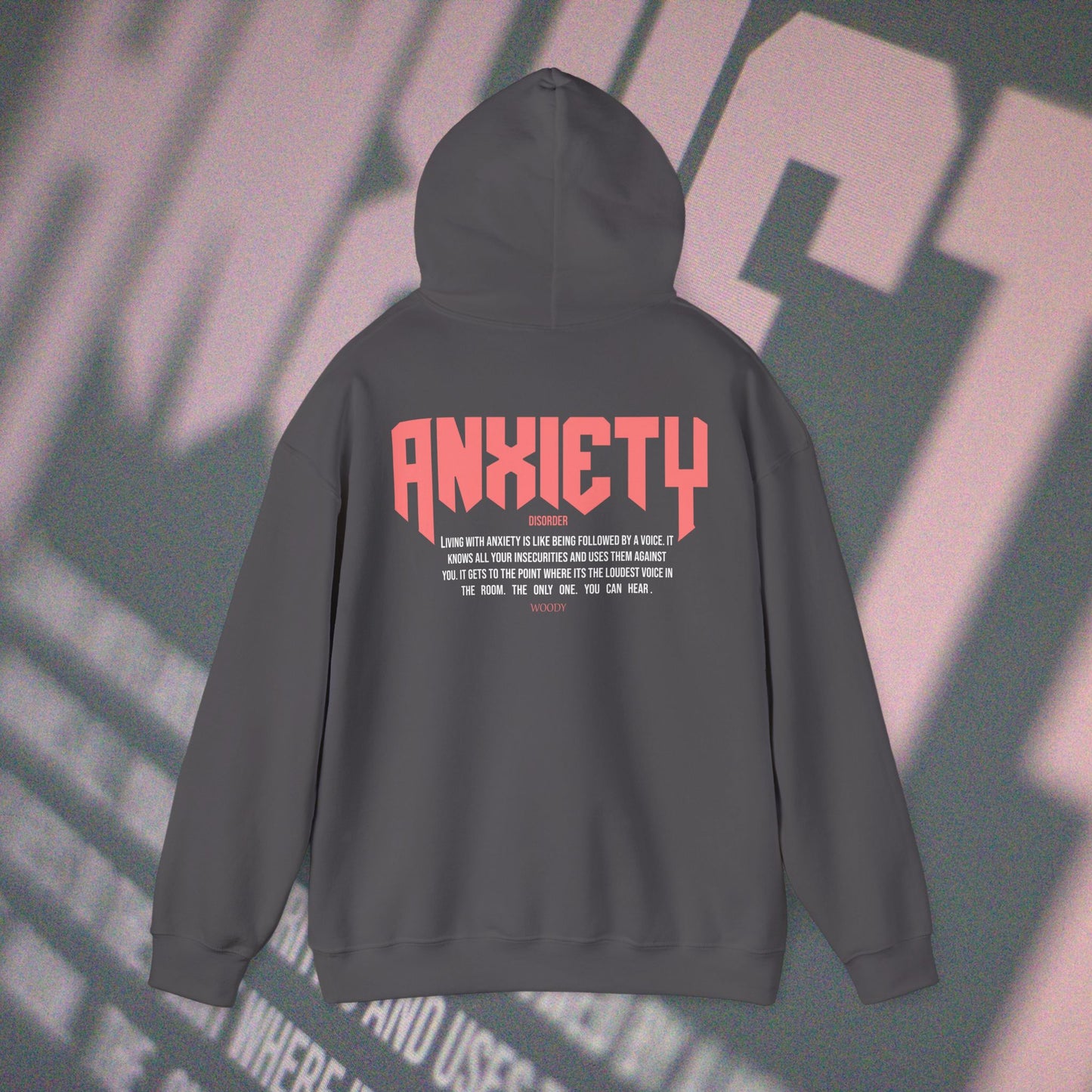 Anxiety - Charcoal - Hoodie