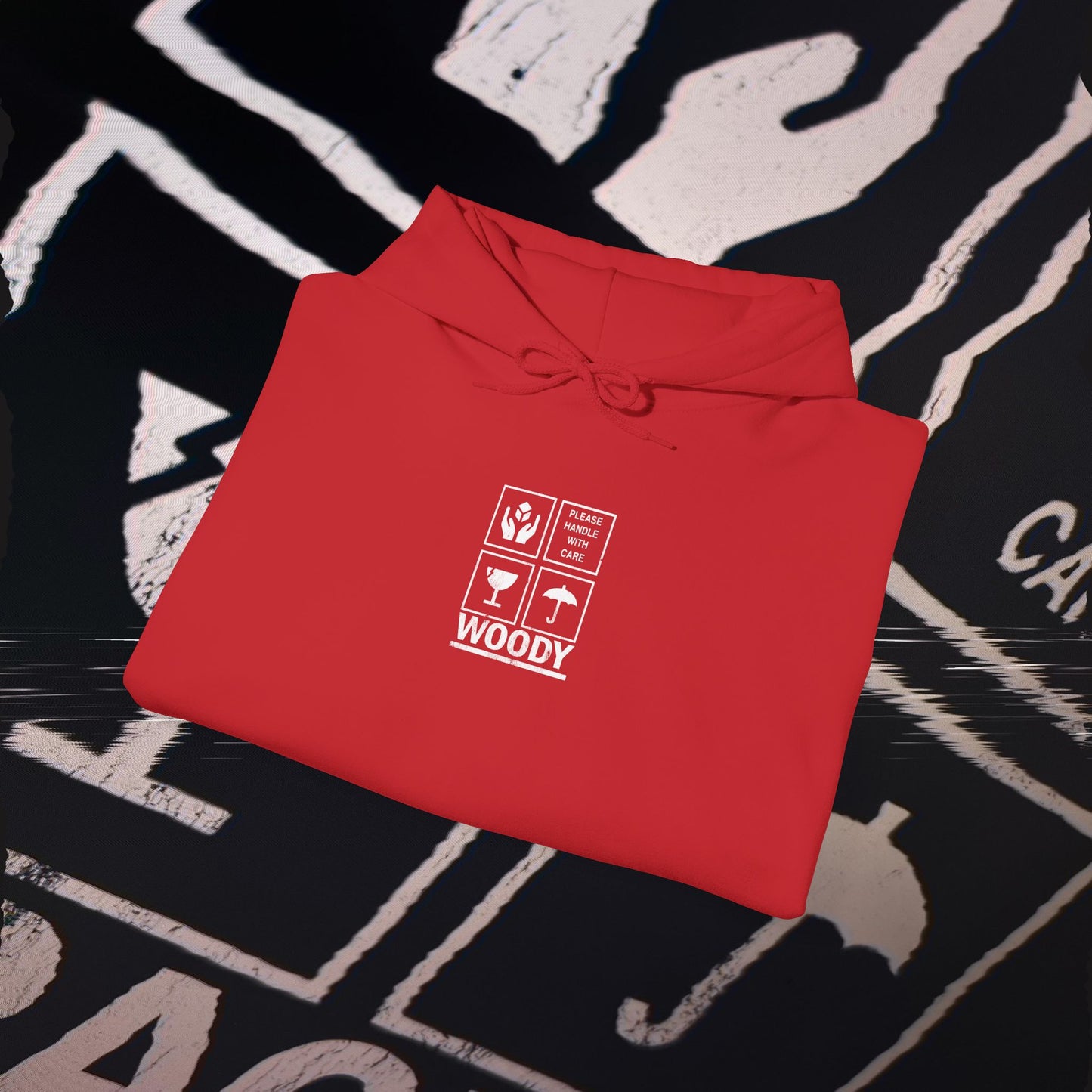 Fragile - Red - Hoodie