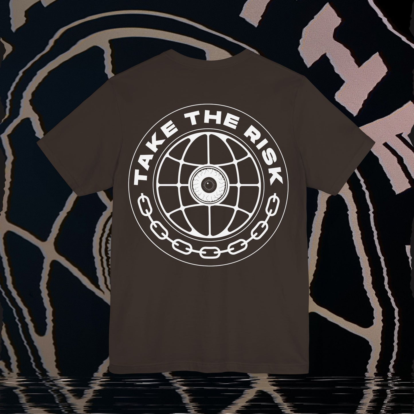 Take The Risk - Brown - T-Shirt