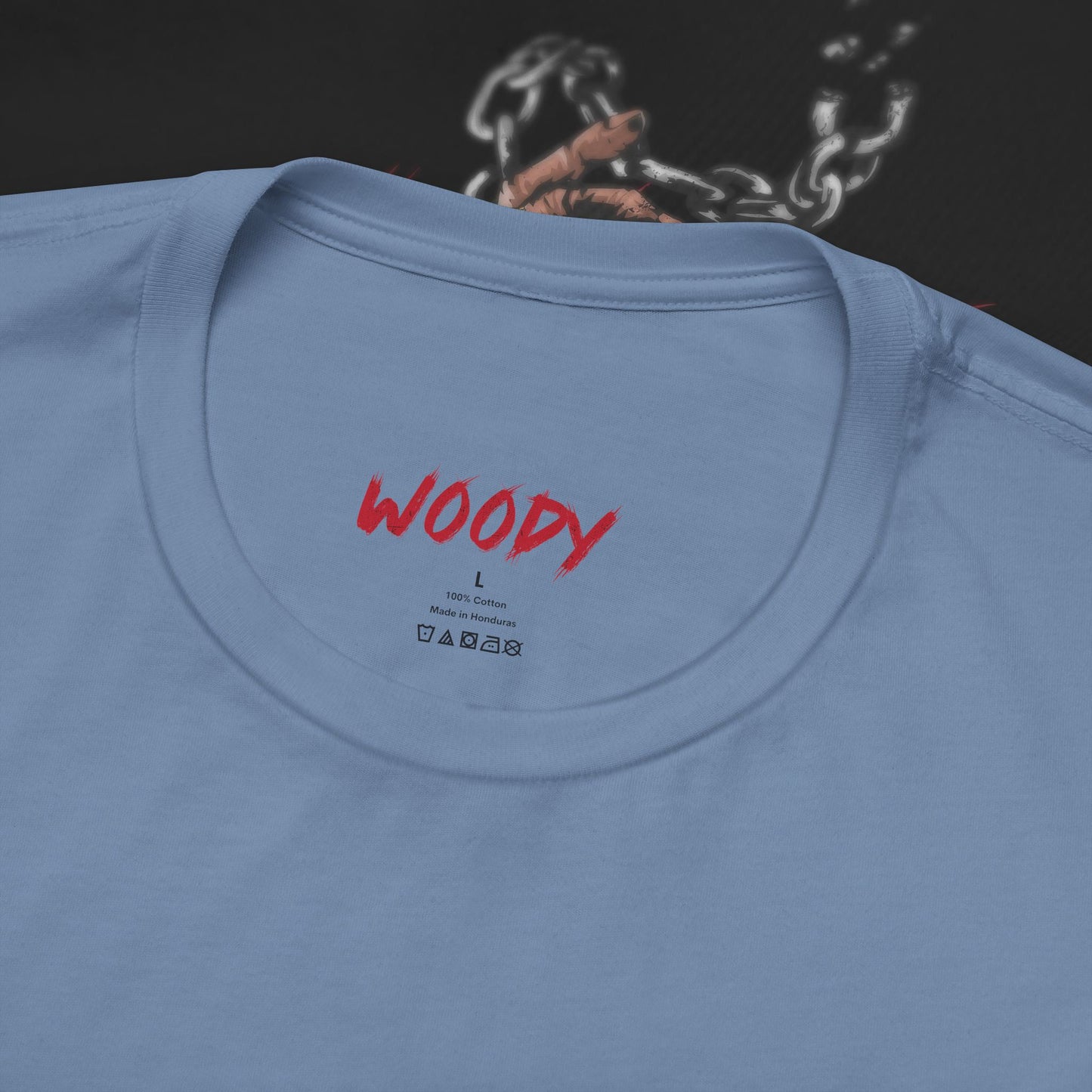 Who Cares - Steel Blue - T-Shirt