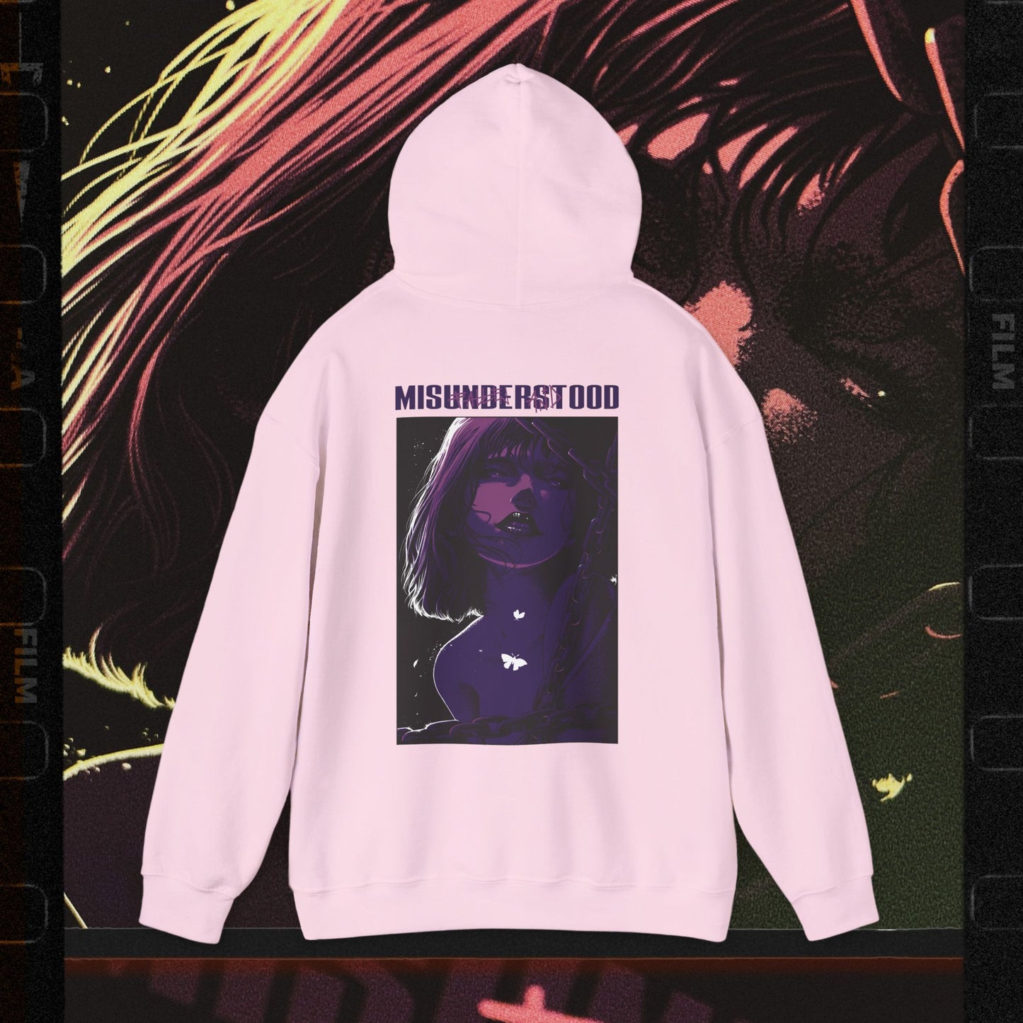 Fallen and Misunderstood - Light Pink - Hoodie