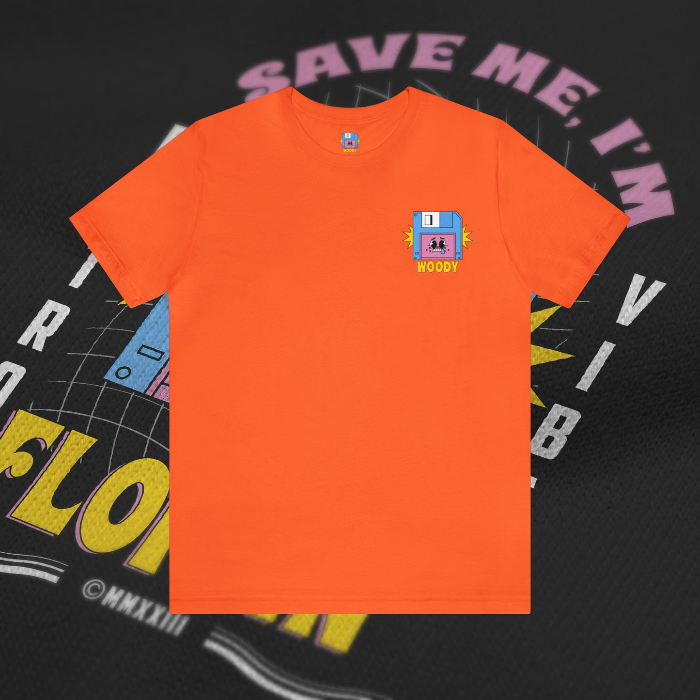 Save Me, I'm Floppin' - Orange - T-Shirt