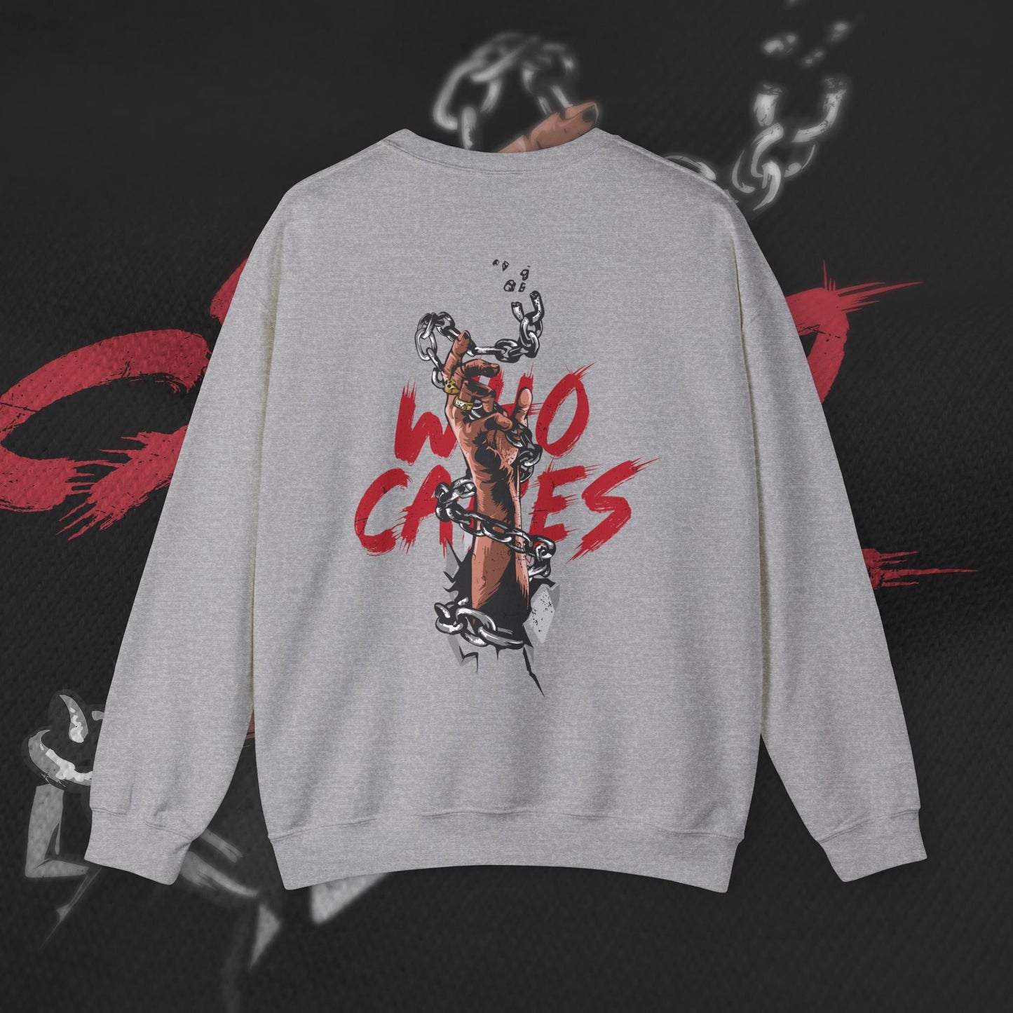 Who Cares - Sport Grey - Crewneck