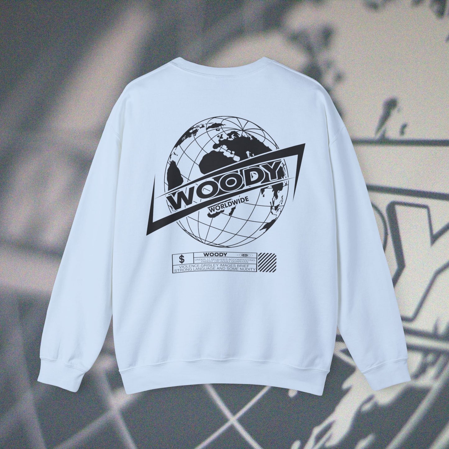 Woody Worldwide - Light Blue - Crewneck