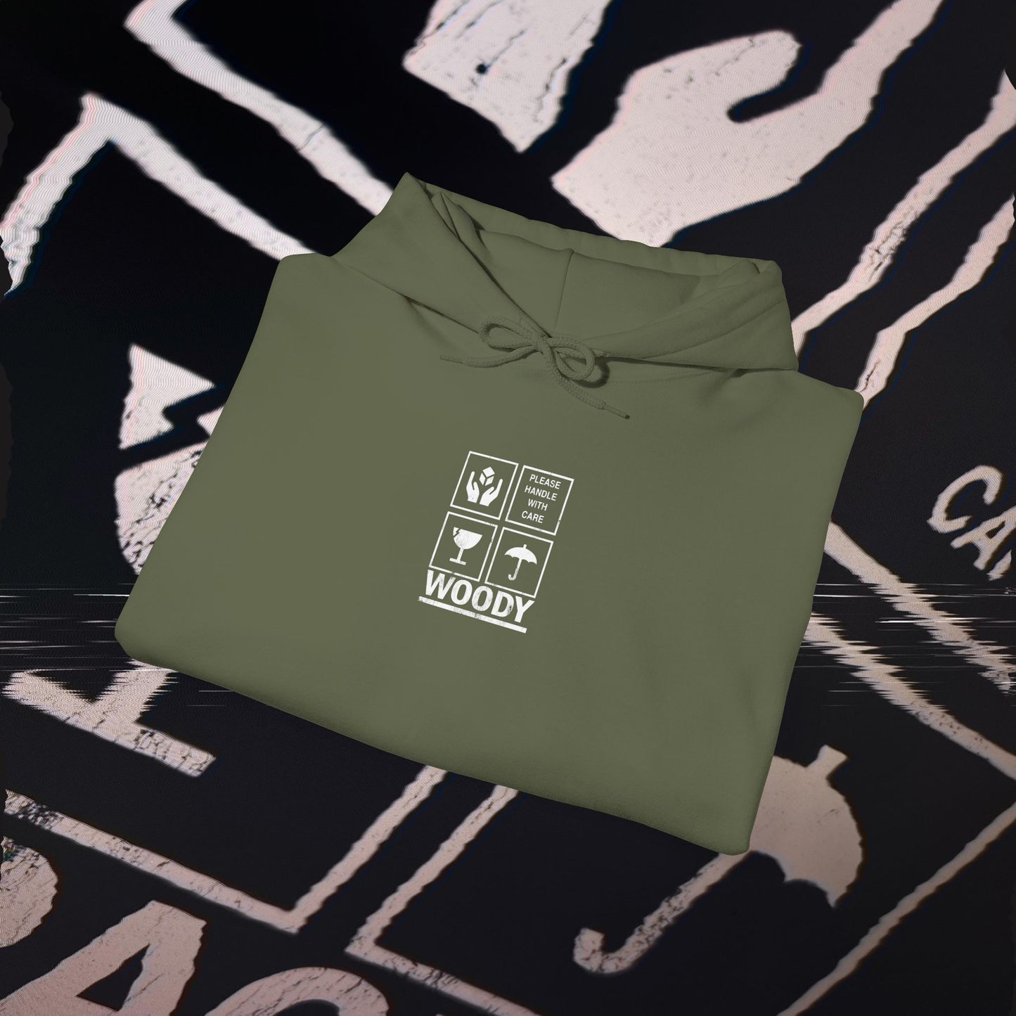 Fragile - Military Green - Hoodie