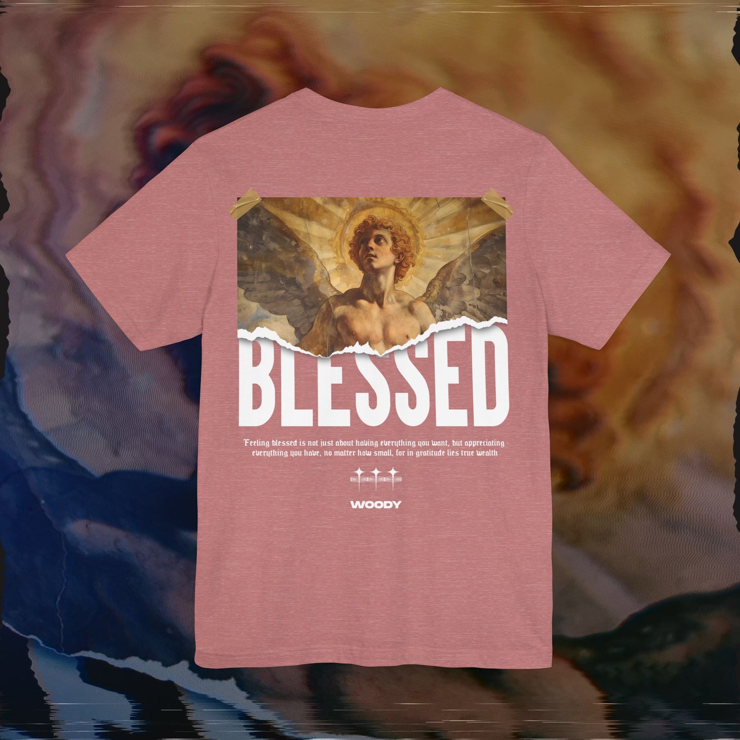 Blessed - Heather Mauve - T-Shirt