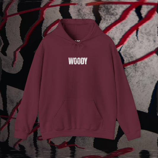 No One Cares, Hustle Harder - Maroon - Hoodie