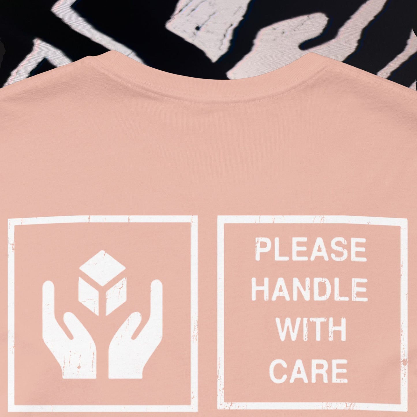 Fragile - Peach - T-Shirt