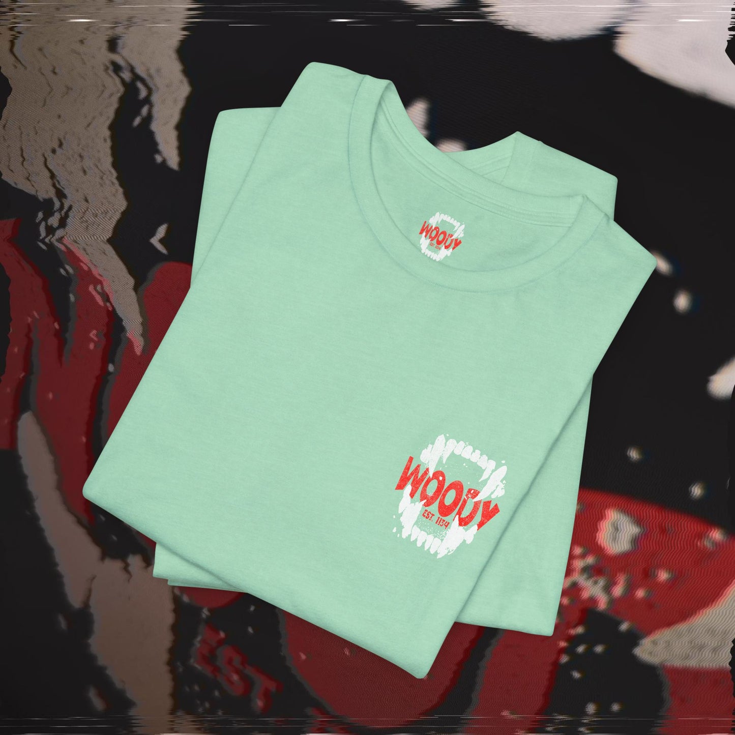 Bite Back - Heather Mint - T-Shirt