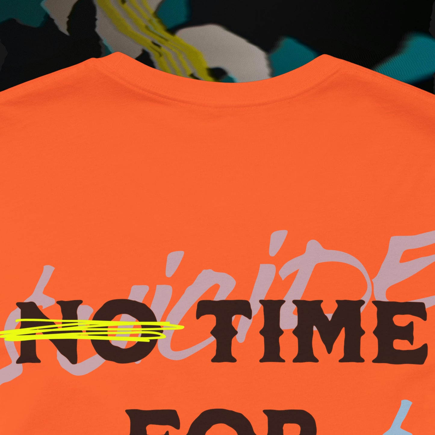No Time For Romance - Orange - T-Shirt