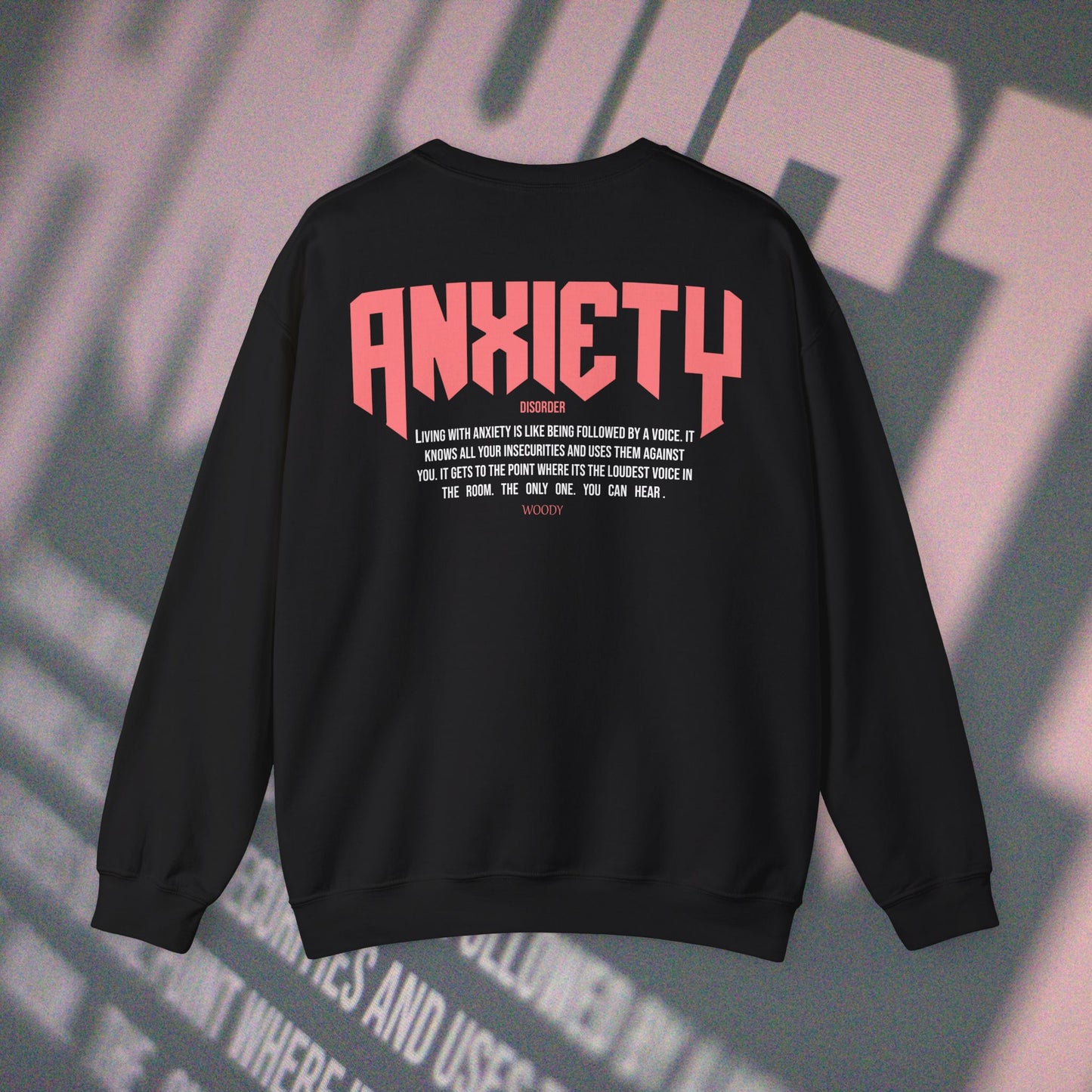 Anxiety - Black - Crewneck