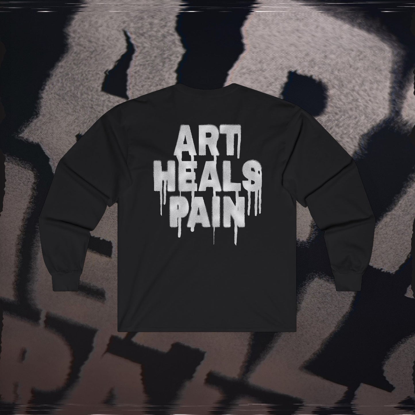 Art Heals Pain - Black - Long Sleeve