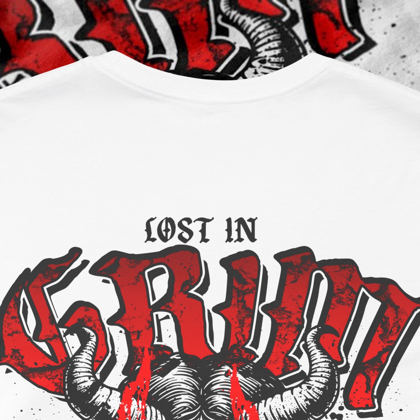 Lost In Grim - White - T-Shirt