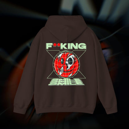 F**KING SMILE! - Brown - Hoodie