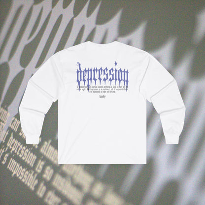 Depression - White - Long Sleeve