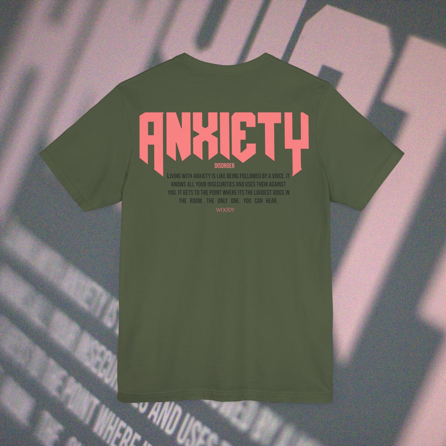 Anxiety - Military Green - T-Shirt