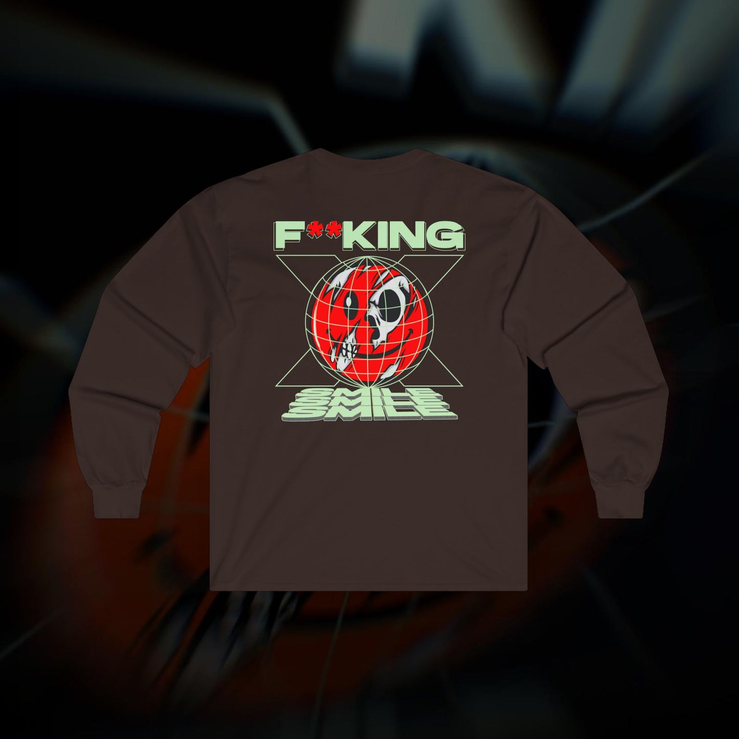 F**KING SMILE - Brown - Long Sleeve