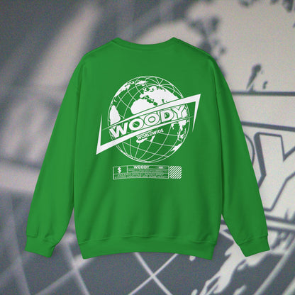 Woody Worldwide - Green - Crewneck