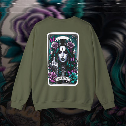 The Bitch - Military Green - Crewneck