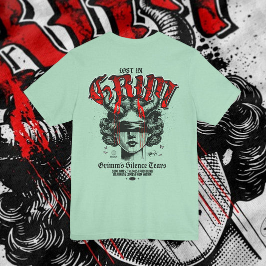 Lost In Grim - Heather Mint - T-Shirt