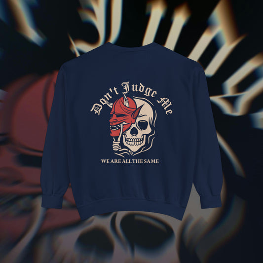 Don't Judge Me - Navy - Crewneck