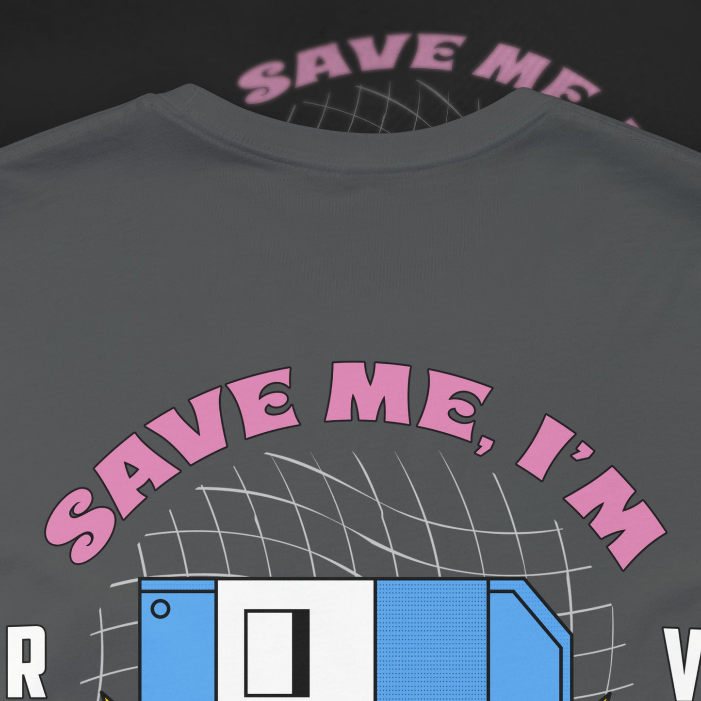 Save Me, I'm Floppin' - Asphalt - T-Shirt