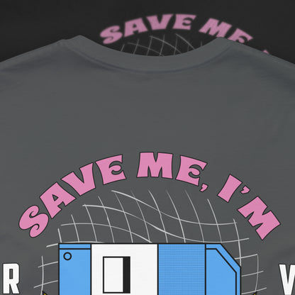 Save Me, I'm Floppin' - Asphalt - T-Shirt