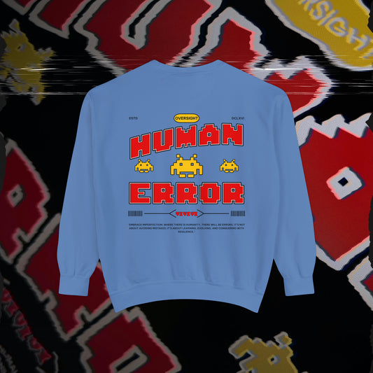 Human Error - Flo Blue - Crewneck