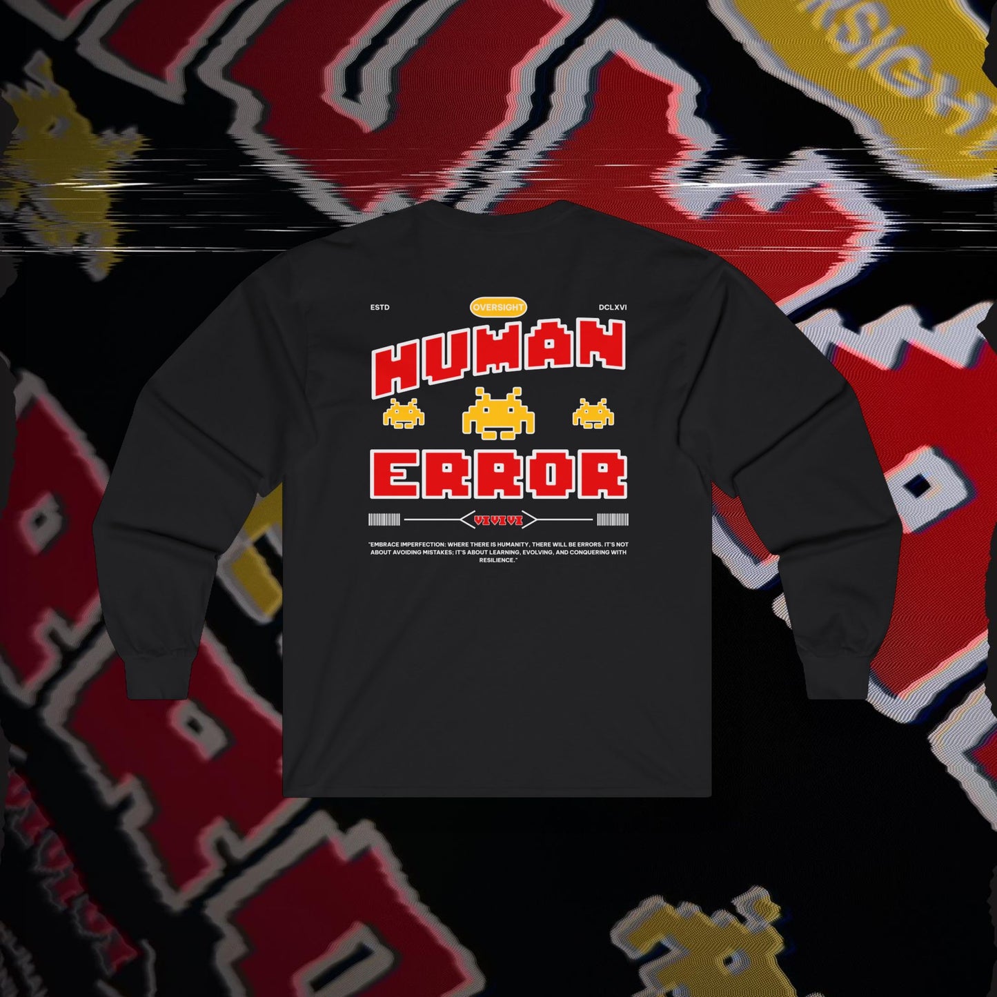 Human Error - Black - Long Sleeve