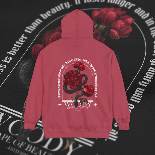 Shape Of Beauty - Crimson - Hoodie