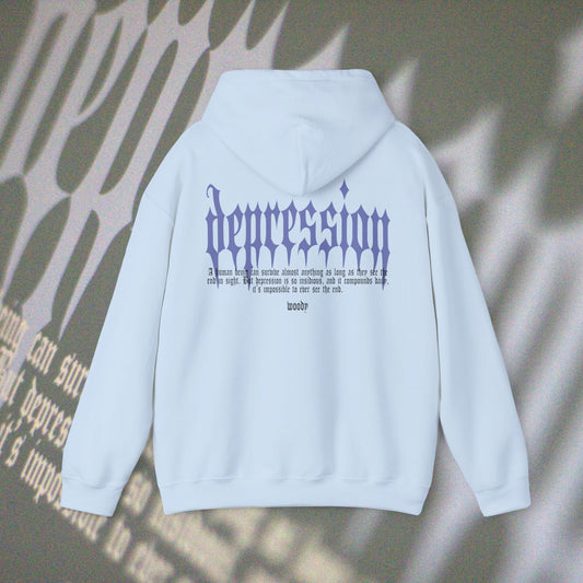 Depression - Light Blue - Hoodie