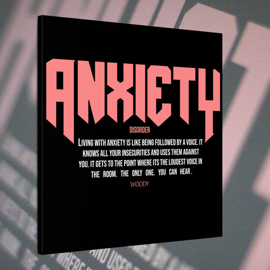 Anxiety – 20x20 Matte Canvas Print