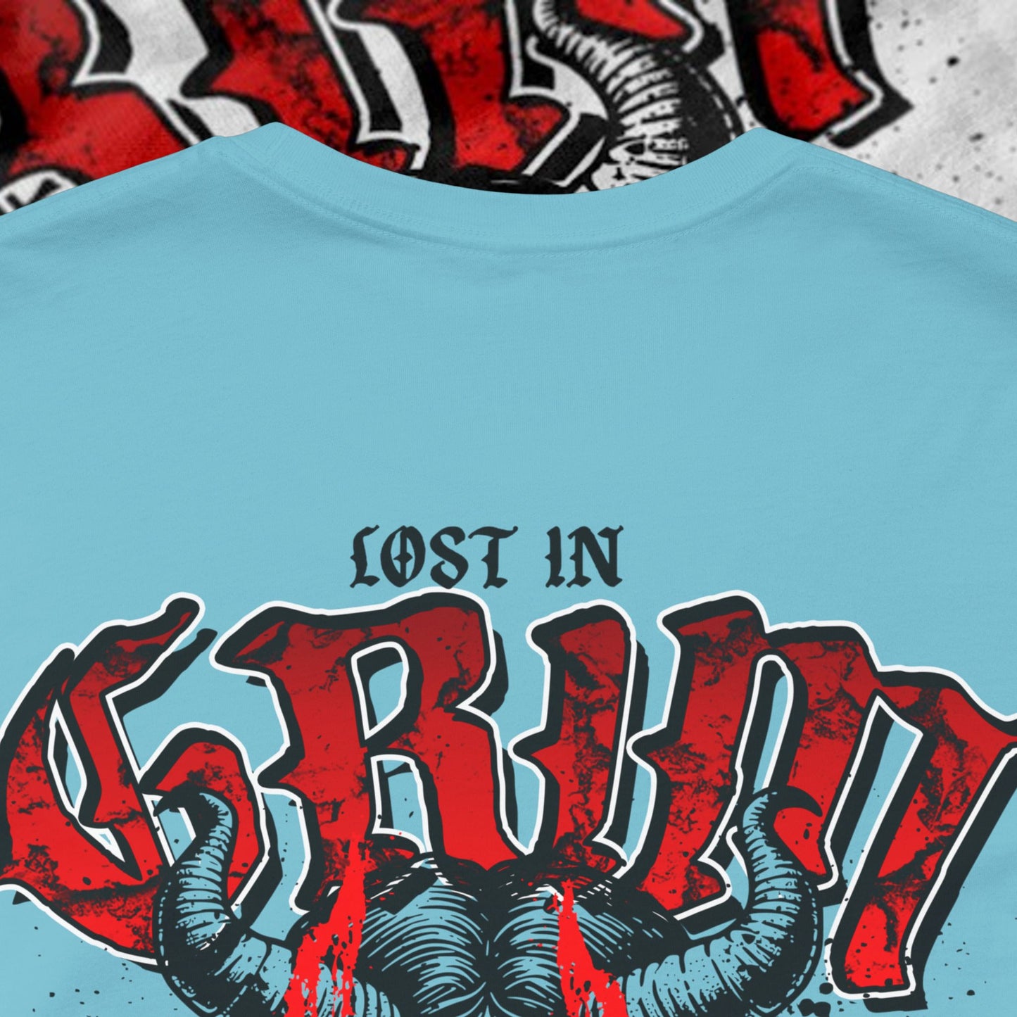 Lost In Grim - Turquoise - T-Shirt