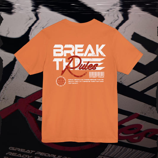 Break The Rules - Orange - T-Shirt