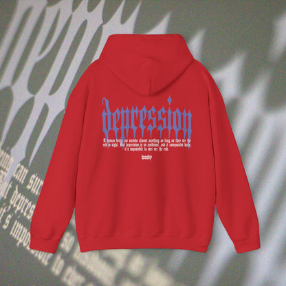 Depression - Red - Hoodie