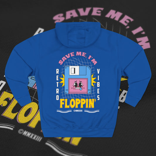 Save Me, I'm Floppin' - Blue - Hoodie